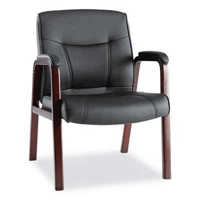 Black Leather Guest Chair